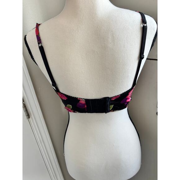 Victoria Secret rose leopard bustier bra size 34c - Picture 4 of 5